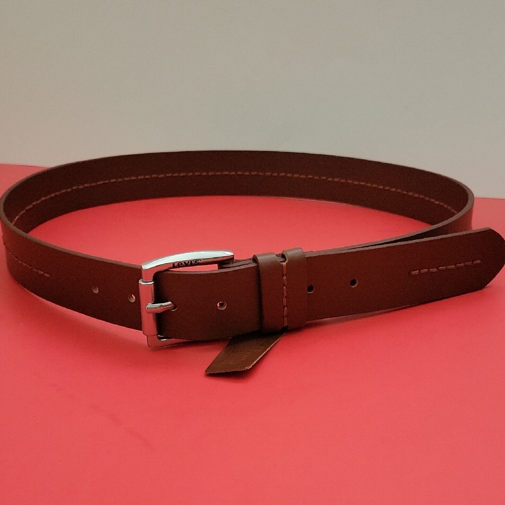 Levi's Men's Brown Leather Belt